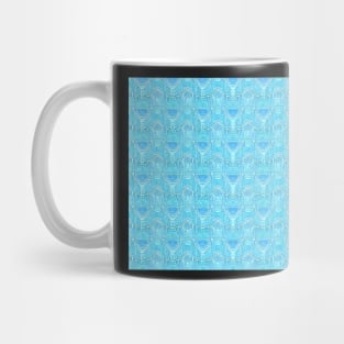 Aquamarine Aesthetic Abstract Watercolor Series Pattern 4 Mug